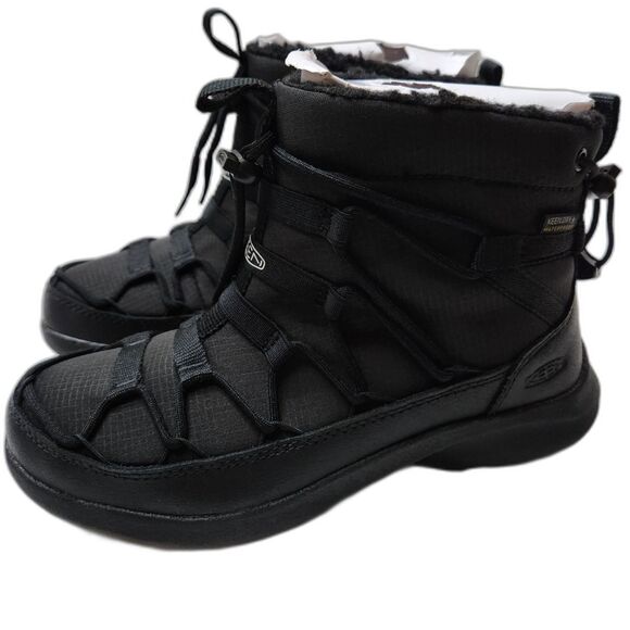 KEEN Uneek SNK 2 Chukka Boots | Women’s Size 7 | Waterproof | Black | Euro 37.5 - Picture 1 of 8